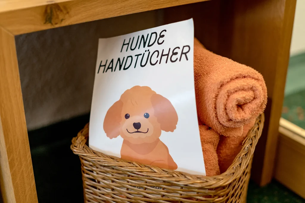 Hundhandtücher Hotel Adler
